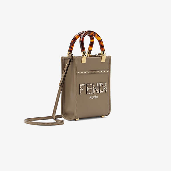 21-22AW フェンディ サンシャイン ショッパー スモール/カーフレザー コピー 8BS051AHN5F1FEN